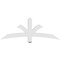 Ekena Millwork Davenport Architectural Grade PVC Gable Bracket, 60"W x 22 1/2"H x 4"D x 4"F, 9/12 Pitch GBP060X23X0404DAV00 - alternate 5
